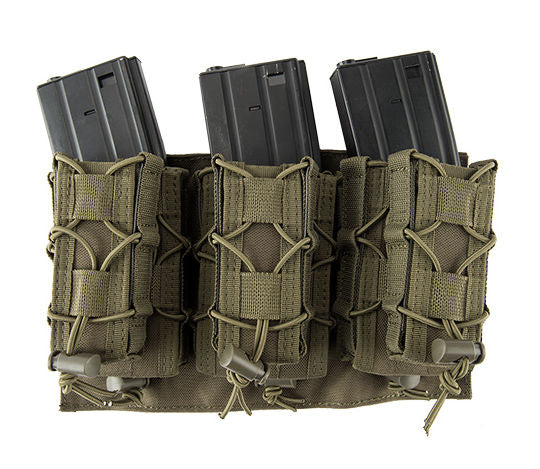 Molle Triple M4 & Pistol Magazine Pouch Lancer Tactical