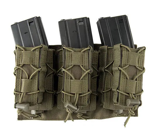 Molle Triple M4 & Pistol Magazine Pouch Lancer Tactical Lancer Tactical