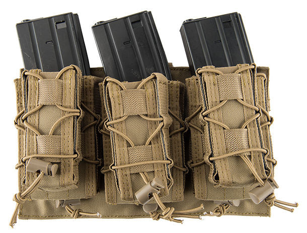 Molle Triple M4 & Pistol Magazine Pouch Lancer Tactical