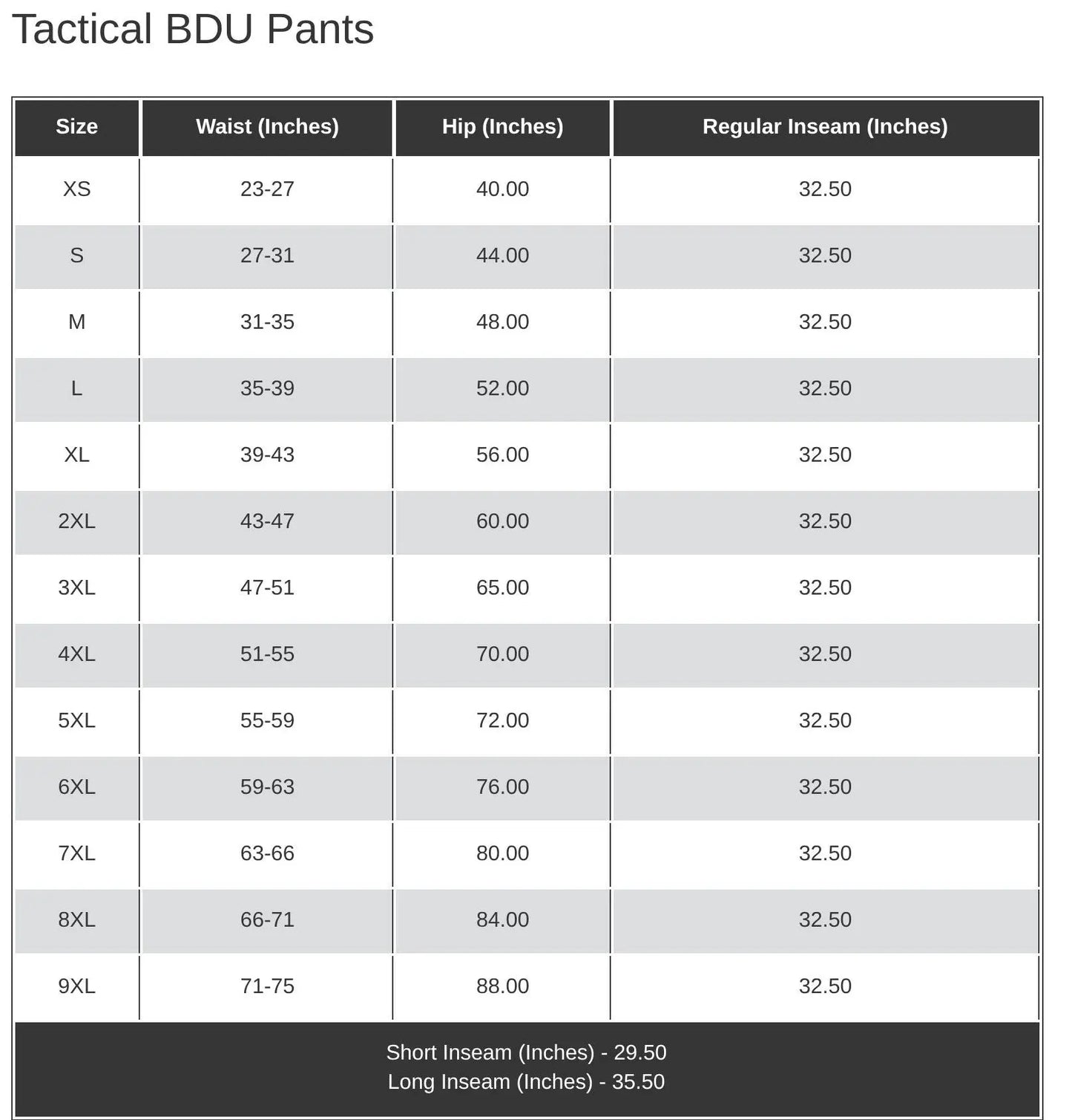 Woodland BDU Cargo Pants Rothco 7941 Rothco