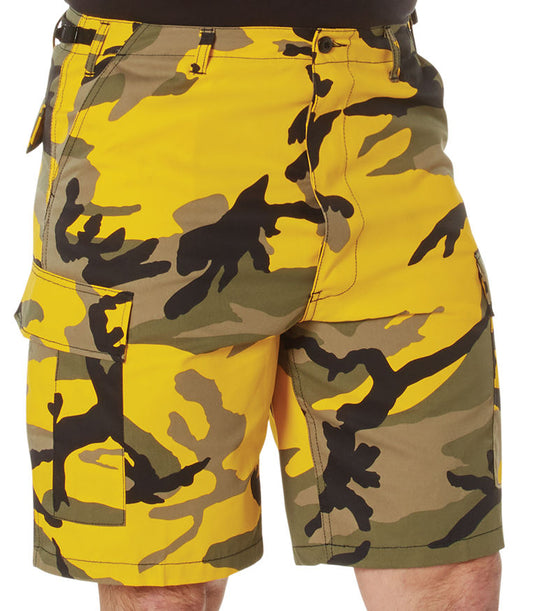 Yellow BDU Cargo Shorts Rothco 65007