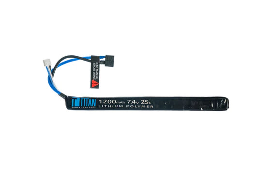 Titan 7.4V 1200mAh Airsoft Battery AK Battery Blackjack Tactical