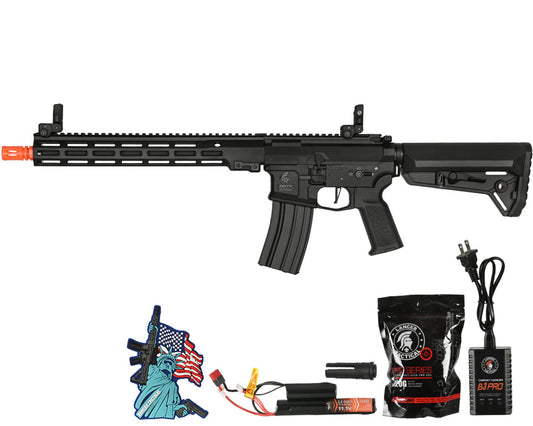 AEG Lancer Tactical Stalker M4 13" M-Loc Rail Electronic Trigger Starter Package
