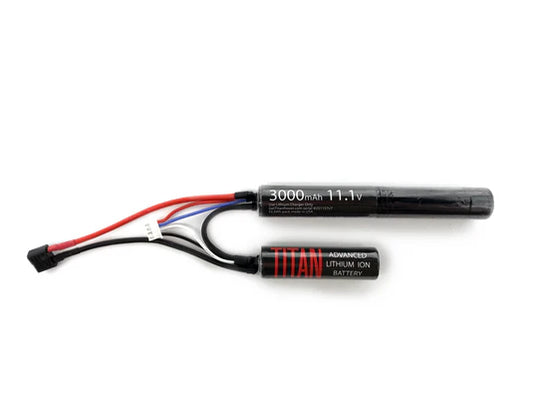 Titan 3000mAh 11.1v Battery Nunchuck T-Plug (Deans)